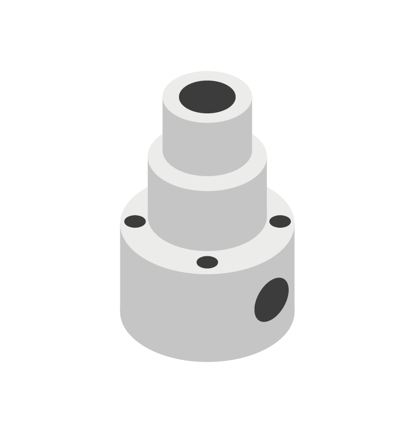 特殊加⼯や異形材、難削材加⼯にも短納期で対応